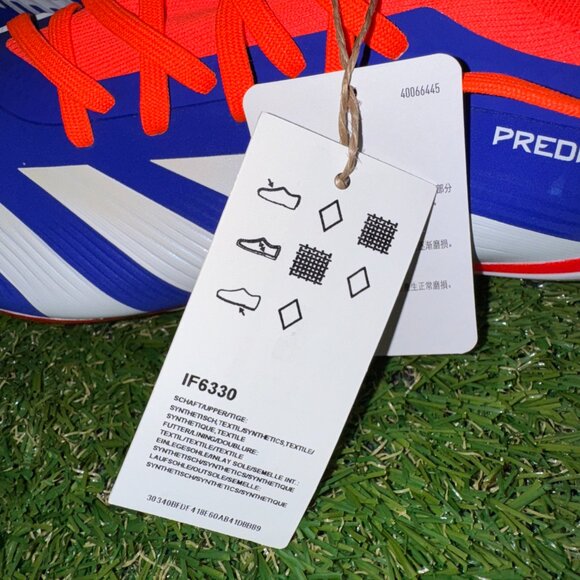 Adidas Predator Pro FG Firm Ground Soccer Cleats Blue Red IF6330 Men’s NEW main image 10